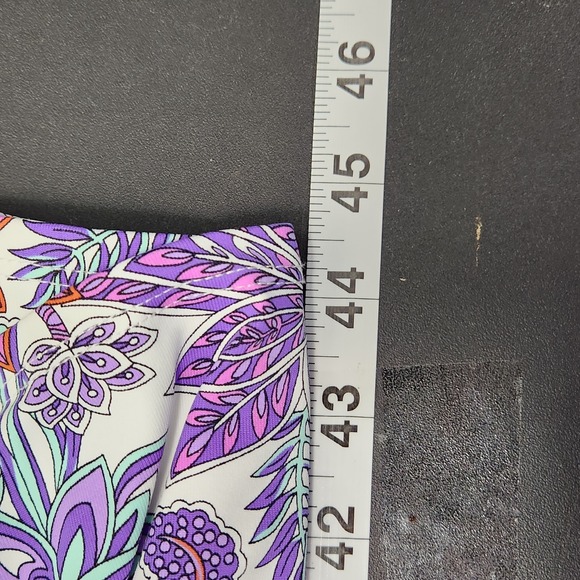 Jude Connally Libby Dress Paisley Purple Tiered Midi  XL - Picture 7 of 9